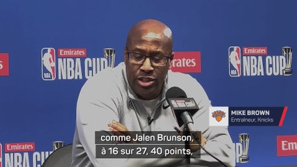 Brown : « Brunson ? Magnifique à voir » - Basket - NBA