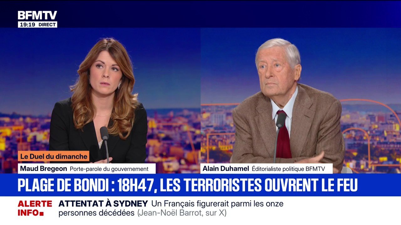 "Je comprends qu'ils aient peur": Maud Bregeon, porte-parole du gouvernement, assure que la France continuera "à protéger" les Juifs de France