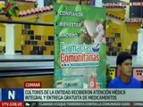 Sucre | Cultores beneficiados con jornada de atención médica y entrega de medicamentos en Cumaná