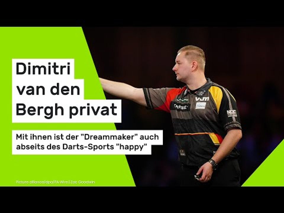 Dimitri van den Bergh privat: Mit ihnen ist der 'Dreammaker' auch abseits des Darts-Sports 'happy'