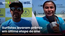 Michel Roque e Juliana Santos faturam título da WSL na Praia do Futuro