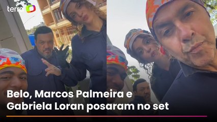 Elenco de Três Graças filma diversão nos bastidores: ‘Um salve da Chacrinha’