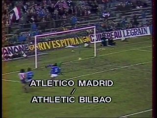ATLETICO MADRID - ATHLETIC BILBAO - 1984 - SAISON 1983/1984 -