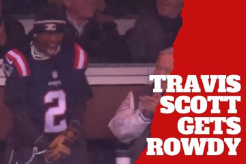Travis Scott and Stefon Diggs get turnt up in front of Patriots owner Robert Kraft