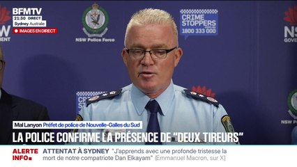 Fusillade à Sydney: "Nous confirmons qu'il n'y avait que deux tireurs", déclare le préfet de police de Nouvelle-Galle du Sud