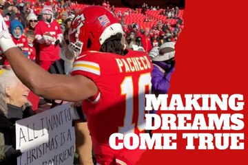 Chiefs Isiah Pacheco and Chris Jones make a grandma wish come true