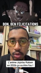 L’anime Jujutsu kaisen en 2026 ça va être fou !