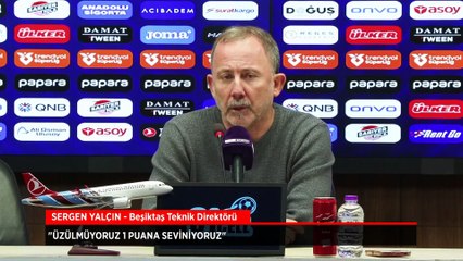 Sergen Yalçın: Bu akşam bir tiyatro oynandı