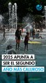 2025 apunta a ser segundo año más caluroso en registros, según monitor europeo