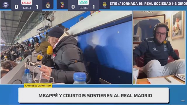 Golazo al límite de Carlos V. que iguala el partido - Deportivo Alavés 1 - Real Madrid 1