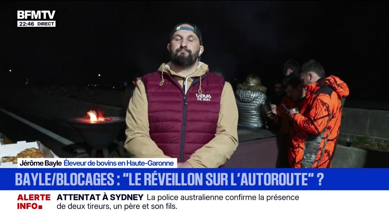 Crise agricole, dermatose bovine... "Peut-être qu'on fera le réveillon sur l'autoroute", lance Jérôme Bayle, éleveur de bovins