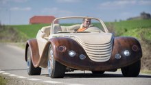 The Wooden 'Concept' Vintage Sports Car That Took Over 4,500 Hours To Build