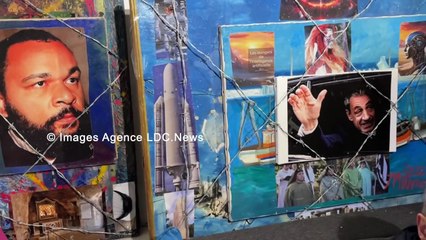 Le Rire en Couleurs.  Les Peintures inédites de Dieudonné débarquent sur la Toile.