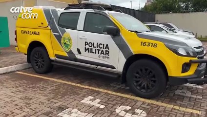 Homem é preso por ameaçar filho de três anos com faca no Cascavel Velho