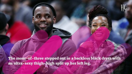 LeBron James' Wife Savannah Stuns In High Slit Dress As She Celebrates 35th Birthday
