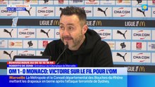 "Rulli peut encore progresser dans la sortie du ballon" De Zerbi s'exprime après la victoire de l'OM