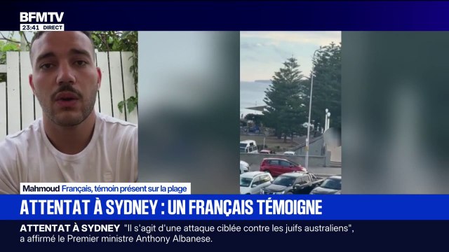 C'est un moment effroyable : Mahmoud, un Français témoin de la fusillade sur la plage Bondi Beach, raconte l'attaque qui a fait au moins 16 morts à Sydney