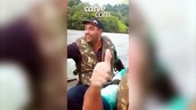 Vídeo: onças-pardas são flagradas nadando no Rio Iguaçu, no sudoeste do Paraná