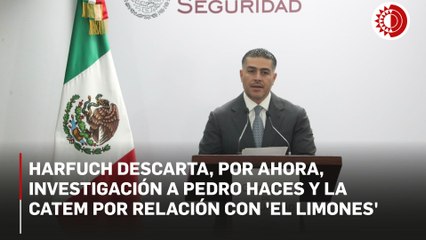 Harfuch descarta, por ahora, investigación a Pedro Haces y la Catem por relación con 'El Limones'