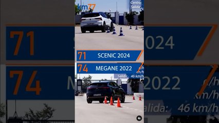 Megane vs Scenic #esquiva77 #shorts