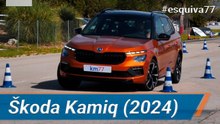 Škoda Kamiq 2024 - Maniobra de esquiva (moose test) y eslalon | km77.com