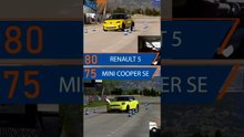 Renault 5 frente a MINI Cooper. #esquiva77