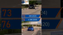 Peugeot 208 2020 vs 2024. #esquiva77 #shorts
