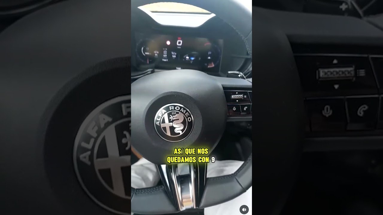 ¿Adivináis cuántos logotipos de Alfa Romeo hay en el interior?
