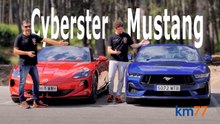 V8 o Eléctrico ¿Qué mundo eliges? 💊 🔴/🔵 | Ford Mustang vs Cyberster.