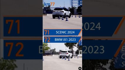 Dos eléctricos en la pista de pruebas: Renault Scenic E-Tech y BMW iX1