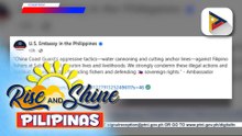 U.S. Ambassador Carlson, kinondena ang pangha-harass ng CCG sa mga Pilipinong mangingisda sa Sabina Shoal