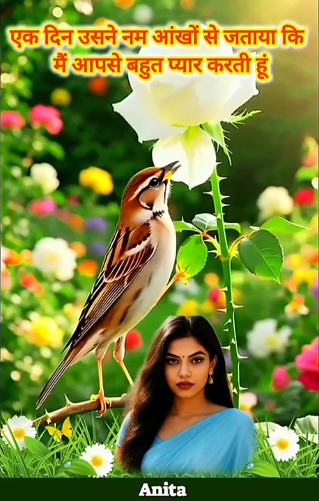 “चिड़िया और गुलाब: एक अधूरी मोहब्बत की दर्दनाक कहानी”