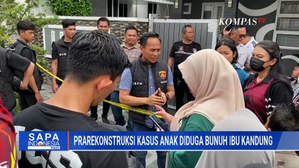 Prarekonstruksi Kasus Anak Diduga Bunuh Ibu Kandung di Medan Libatkan Psikolog | SAPA PAGI