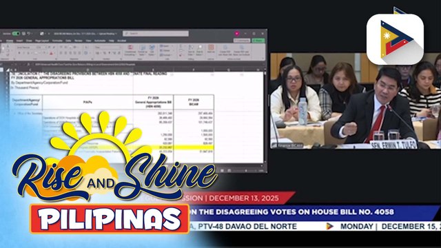 Bicam, inaprubahan na ang P961-B budget ng DepEd; pagpapagawa ng classrooms, kabilang sa mga paglalaanan ng pondo | ulat ni Louisa Erispe