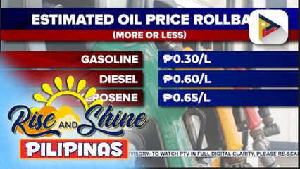 Bawas-presyo sa produktong petrolyo, asahan bukas