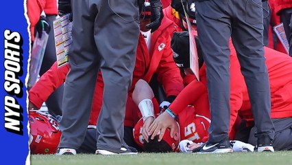 Patrick Mahomes suffers severe knee injury as Chiefs are eliminated from playoffs