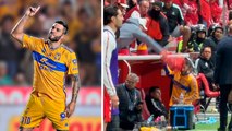 Gignac es agredido al salir de la cancha del Nemesio Diez en la gran final Toluca - Tigres