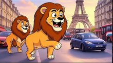 Giant Animal Madness 😂🔥 | Funniest Giant Lion Cartoon Short