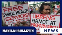 Health Alliance for Democracy holds protest at DOH in Manila