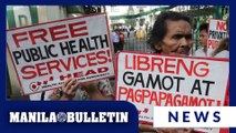 Health Alliance for Democracy holds protest at DOH in Manila
