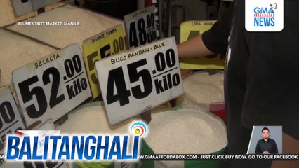Dept. of Agriculture - Stable ang presyo at supply ng bigas sa kabila ng import ban at sunod-sunod na bagyo | Balitanghali