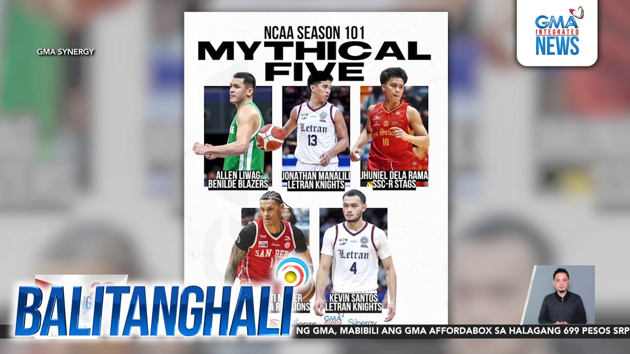 San Beda Red Lions, nakamit ang ika-24 na championship title sa NCAA Season 101 Men's Basketball kontra-Letran Knights | Balitanghali