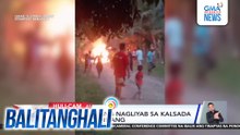 Tricycle, biglang nagliyab sa kalsada sa Brgy. Ragandang | Balitanghali