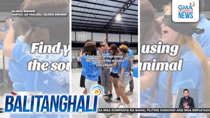 Pickleball players, benta ang nilarong "animal sounds" sa Christmas party | Balitanghali