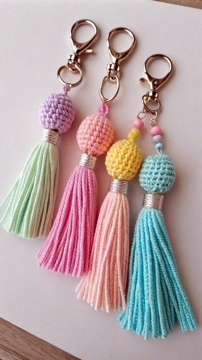 🧶 Handcrafted Crochet Keychains – Cute, Cozy & Unique ✨