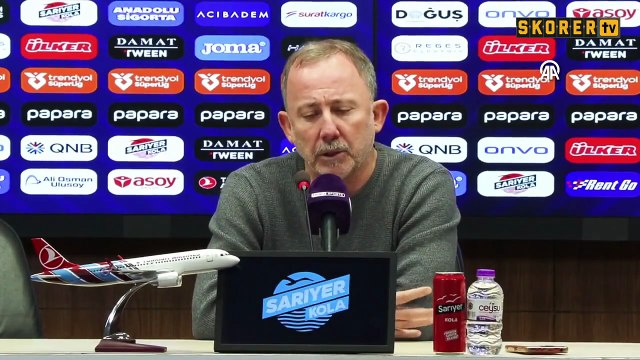 Sergen Yalçın'dan maç sonu sert sözler: Futbol değil tiyatro izledik