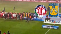 Toluca hace pasillo de honor a Tigres tras caer en el Nemesio Diez