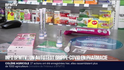 Un autotest grippe-covid disponible en pharmacie dès ce lundi