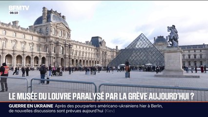Le musée du Louvre pourrait être contraint de fermer ses portes ce lundi en raison d'une grève du personnel