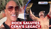John Cena Retires WWE | Dwayne Johnson Shares Heartfelt Message for the Legend